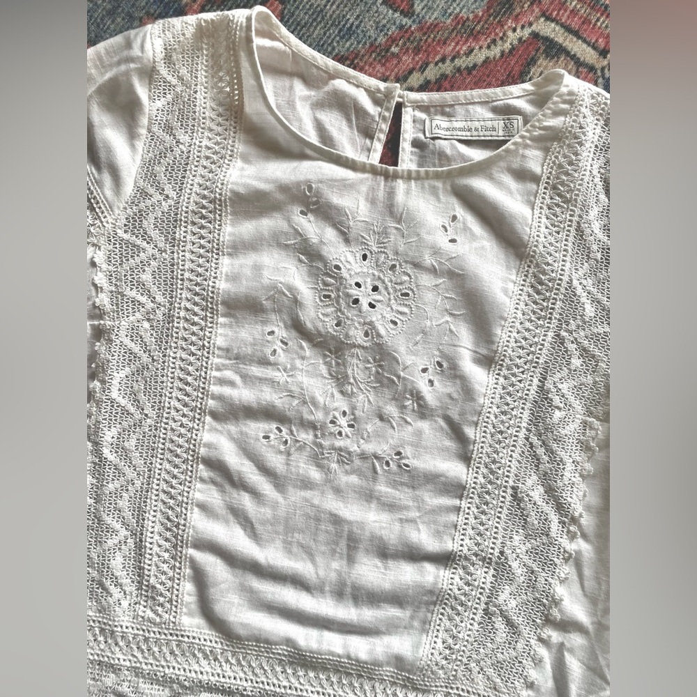 Linen detailed shirt